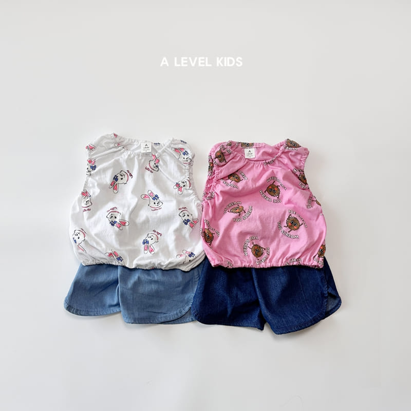 A Level - Korean Children Fashion - #kidzfashiontrend - Hazi Denim Shorts - 12