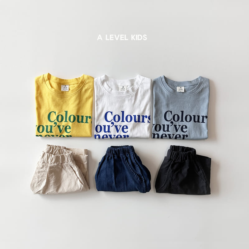 A Level - Korean Children Fashion - #littlefashionista - Color Tee - 9