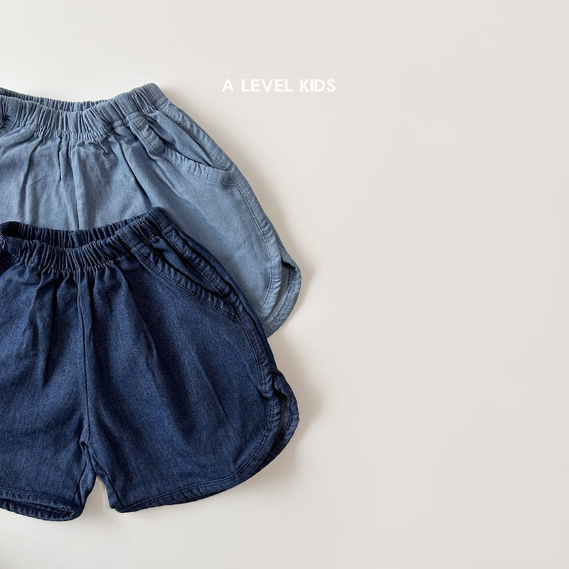 A Level - Korean Children Fashion - #prettylittlegirls - Hazi Denim Shorts - 3