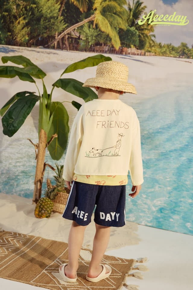 Aeeeday - Korean Children Fashion - #fashionkids - Line Denim Shorts - 8
