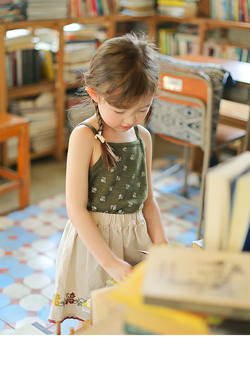 Amber - Korean Children Fashion - #discoveringself - Fleur Knit Sleeveless
