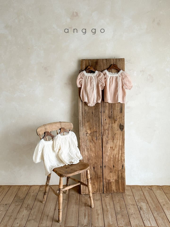 Anggo - Korean Baby Fashion - #babyboutique - Cream Cheese Bodysuit - 7