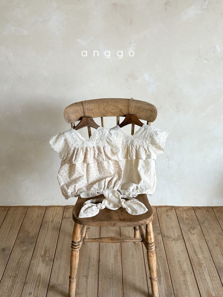 Anggo - Korean Baby Fashion - #babyboutiqueclothing - Rosemary Bodysuit Embroidery - 6