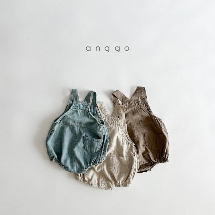Anggo - Korean Baby Fashion - #babyfever - Cracker Bodysuit Denim - 12