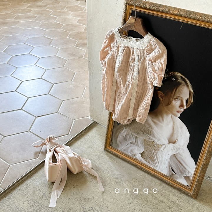 Anggo - Korean Baby Fashion - #babywear - Cream Cheese Bodysuit - 4
