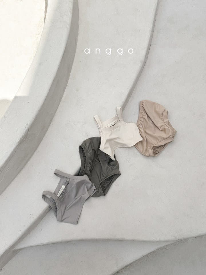 Anggo - Korean Children Fashion - #childofig - Plain Swimwear Bikini - 6