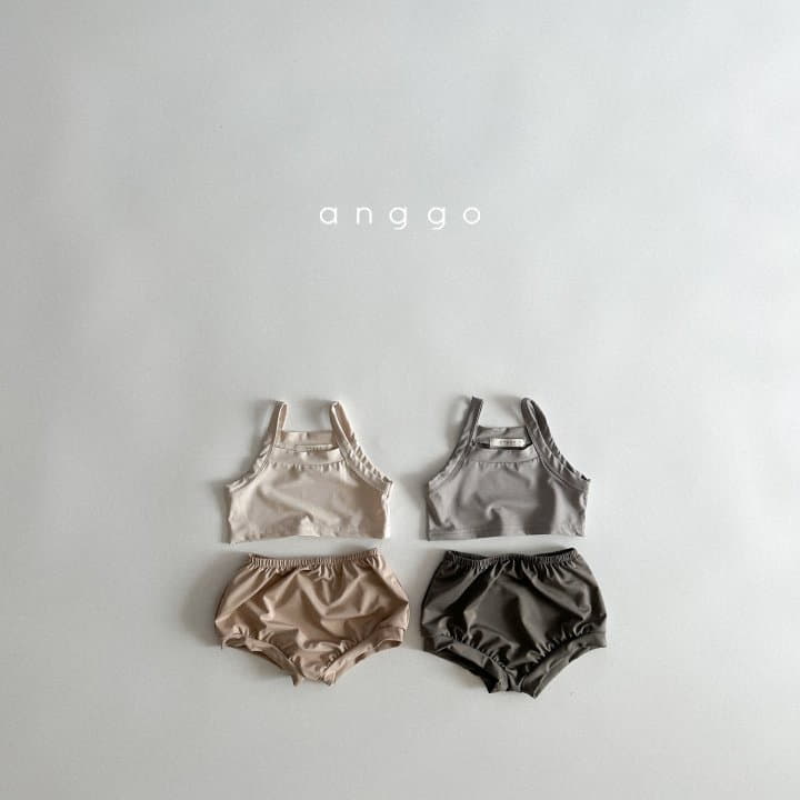 Anggo - Korean Children Fashion - #designkidswear - Plain Swimwear Bikini - 9