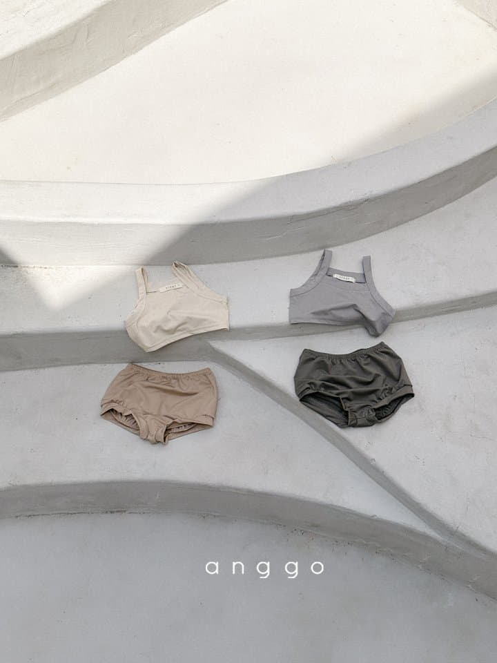 Anggo - Korean Children Fashion - #littlefashionista - Plain Swimwear Bikini - 2