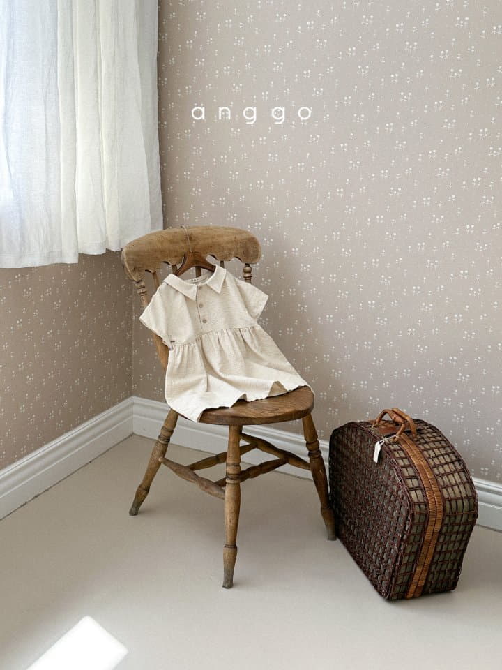 Anggo - Korean Children Fashion - #magicofchildhood - Natural One-piece - 2