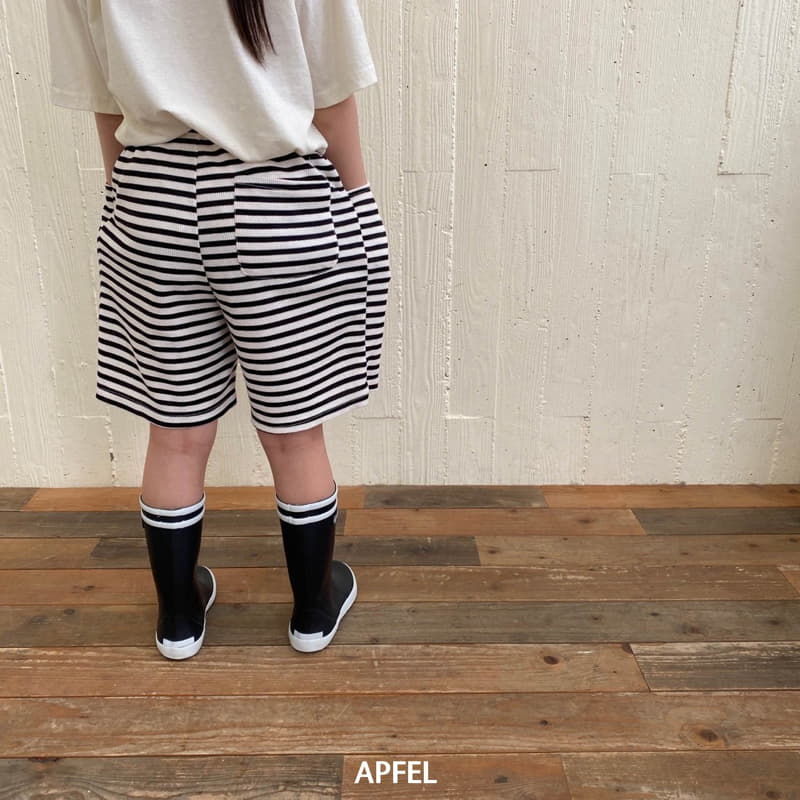 Apfel - Korean Children Fashion - #Kfashion4kids - Stripes Shorts - 4