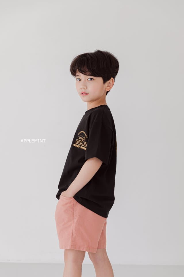 Applemint - Korean Children Fashion - #kidzfashiontrend - Surfer Front Back Tee - 4