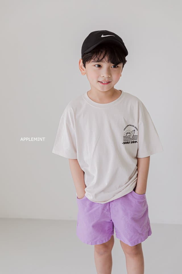 Applemint - Korean Children Fashion - #kidzfashiontrend - Surfer Front Back Tee - 3