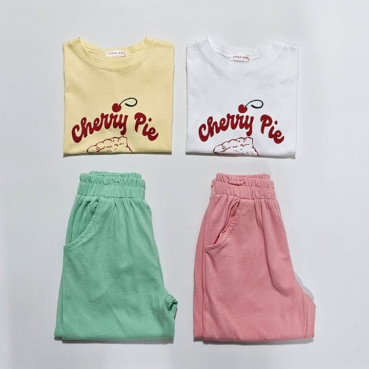 Applemint - Korean Children Fashion - #Kfashion4kids - Cherry Pie Tee - 4