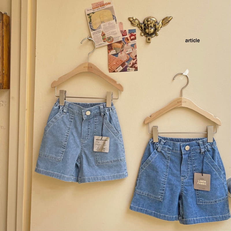 Article - Korean Children Fashion - #childofig - Curve Denim Shorts - 6