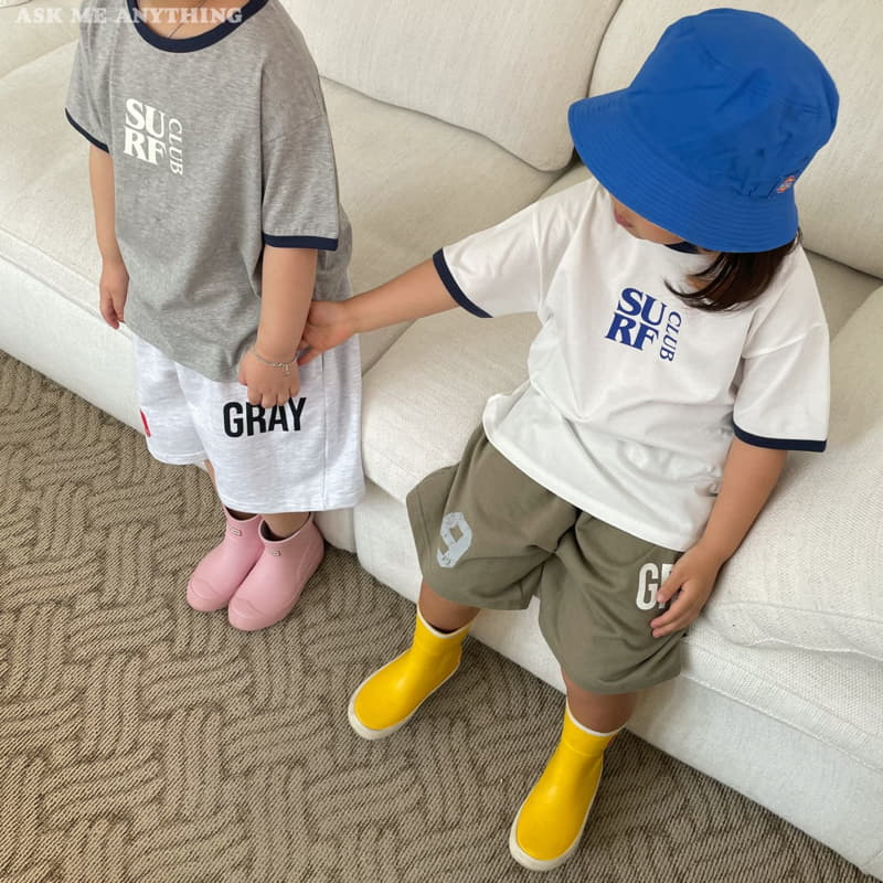 Ask Me Anything - Korean Children Fashion - #kidsshorts - Gray Pants - 3