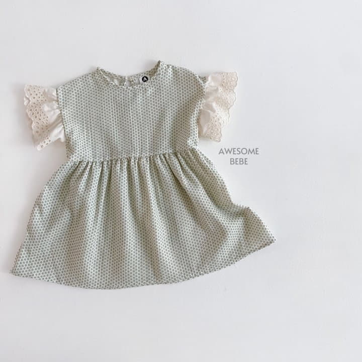 Awesome Bebe - Korean Children Fashion - #childofig - Lace One-piece - 6