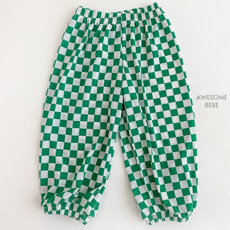 Awesome Bebe - Korean Children Fashion - #discoveringself - Checker Board Pants - 3