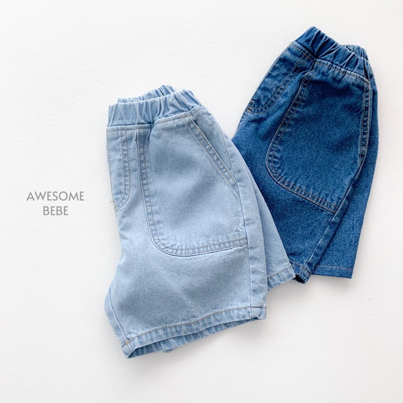 Awesome Bebe - Korean Children Fashion - #kidsshorts - Pocket Pants - 10