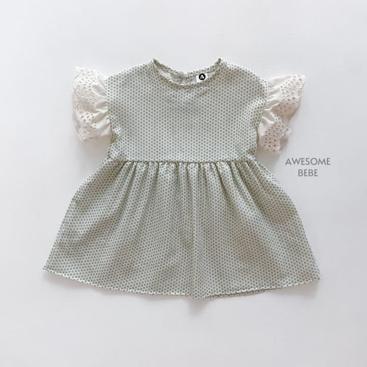 Awesome Bebe - Korean Children Fashion - #littlefashionista - Lace One-piece