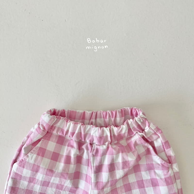 Babar Mignon - Korean Children Fashion - #childofig - Check Shorts - 9