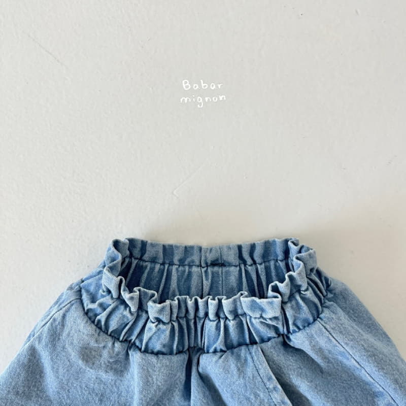 Babar Mignon - Korean Children Fashion - #childofig - Heart Denim Shorts - 2