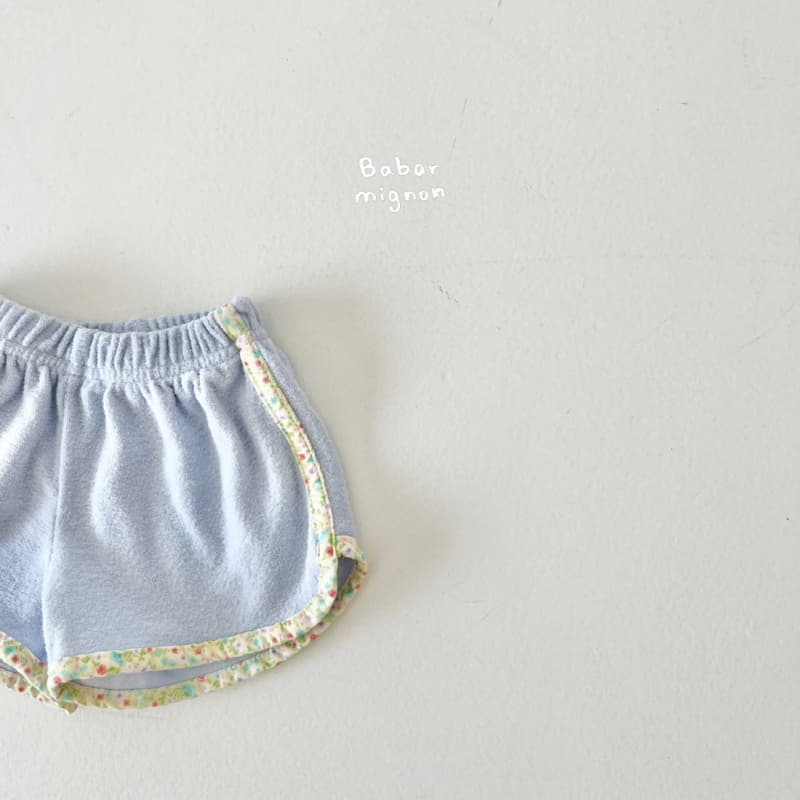 Babar Mignon - Korean Children Fashion - #childrensboutique - Terry Piping Shorts - 7