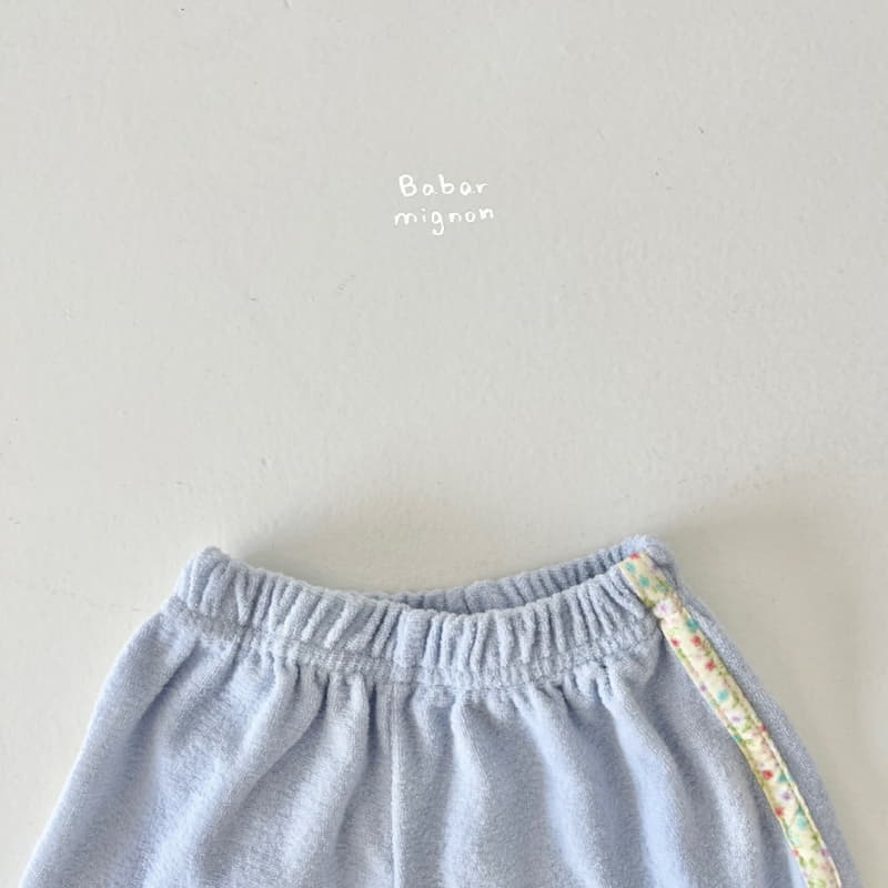 Babar Mignon - Korean Children Fashion - #designkidswear - Terry Piping Shorts - 8