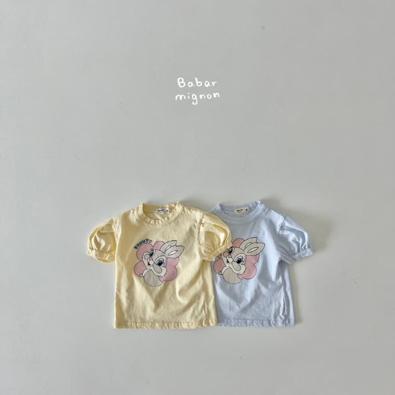 Babar Mignon - Korean Children Fashion - #discoveringself - Bunny Puff Tee - 11