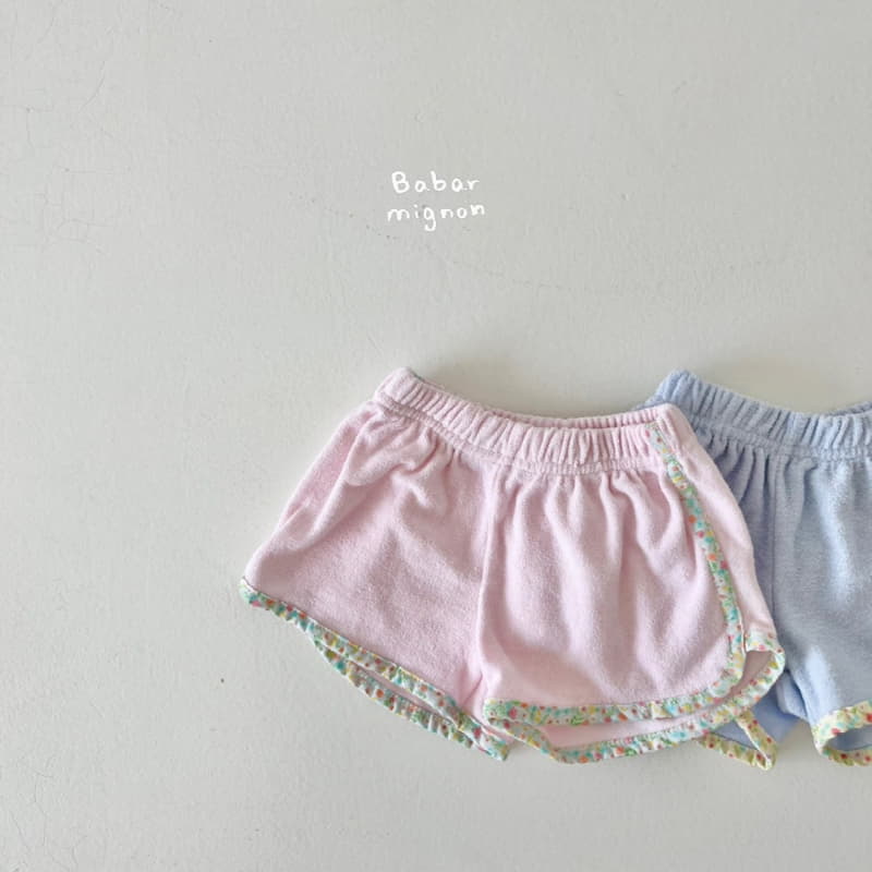 Babar Mignon - Korean Children Fashion - #discoveringself - Terry Piping Shorts - 9