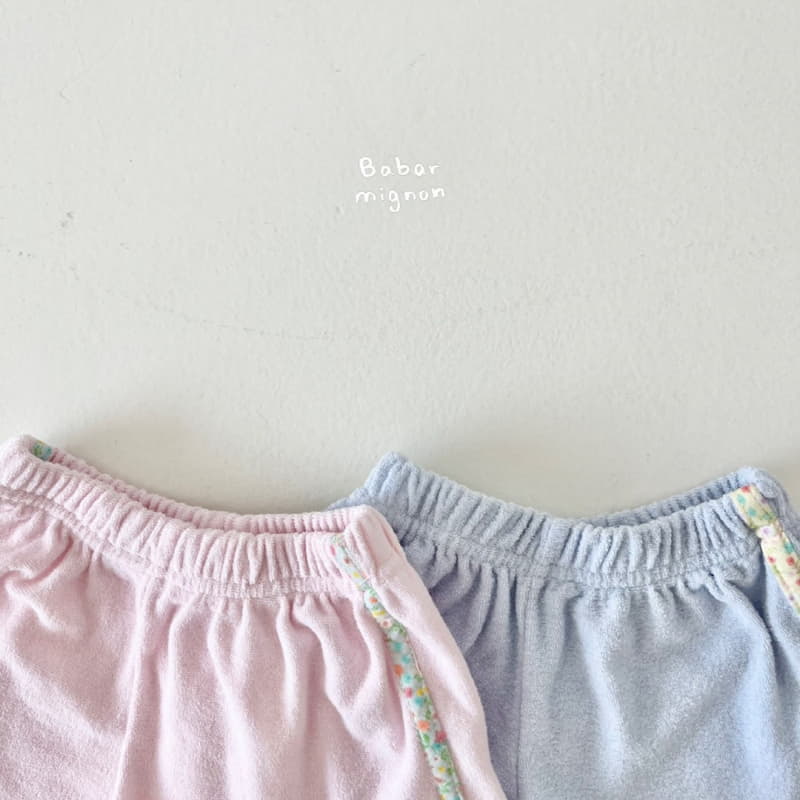 Babar Mignon - Korean Children Fashion - #fashionkids - Terry Piping Shorts - 10
