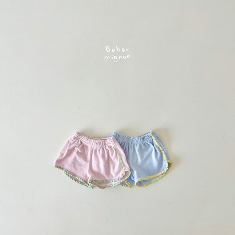 Babar Mignon - Korean Children Fashion - #kidsshorts - Terry Piping Shorts - 11