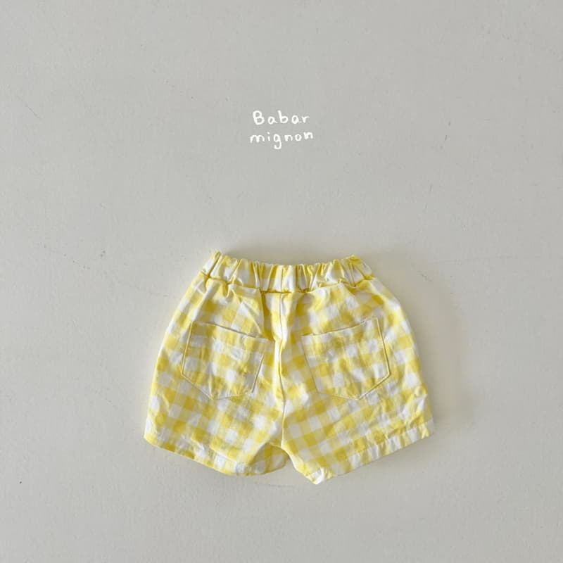Babar Mignon - Korean Children Fashion - #littlefashionista - Check Shorts - 5