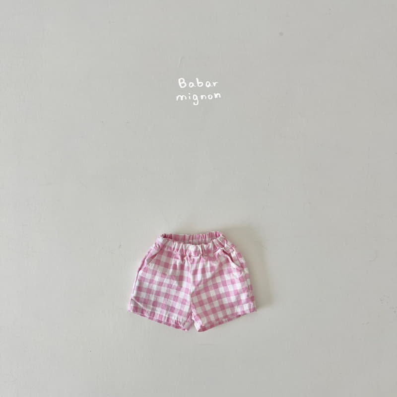 Babar Mignon - Korean Children Fashion - #magicofchildhood - Check Shorts - 6