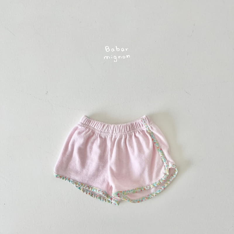 Babar Mignon - Korean Children Fashion - #magicofchildhood - Terry Piping Shorts - 2