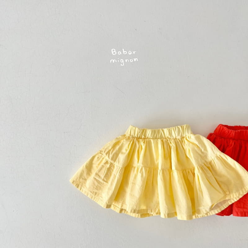 Babar Mignon - Korean Children Fashion - #minifashionista - Summer Cancan Skirt