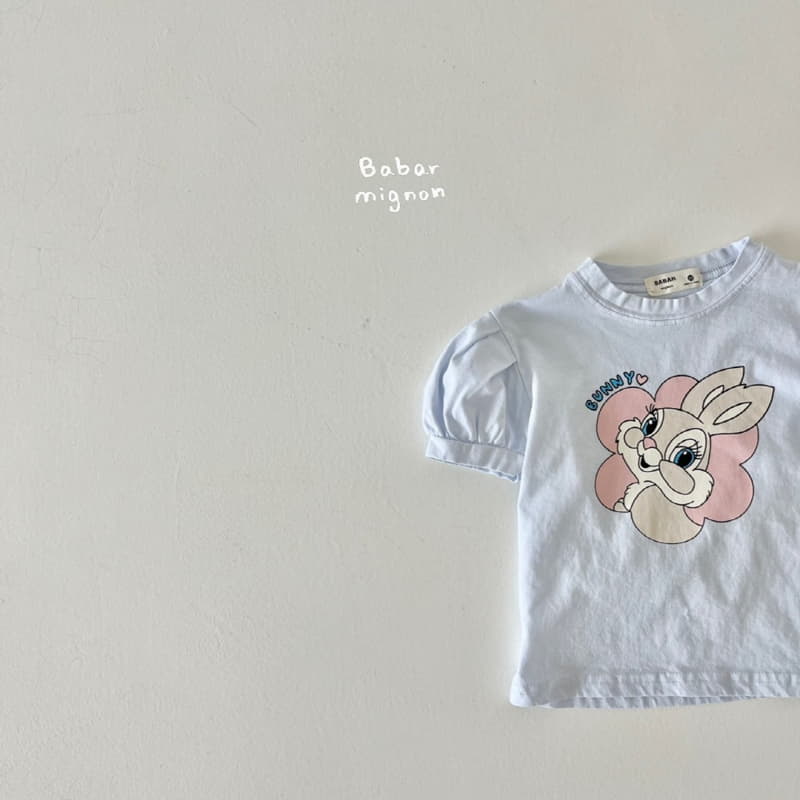 Babar Mignon - Korean Children Fashion - #minifashionista - Bunny Puff Tee - 5
