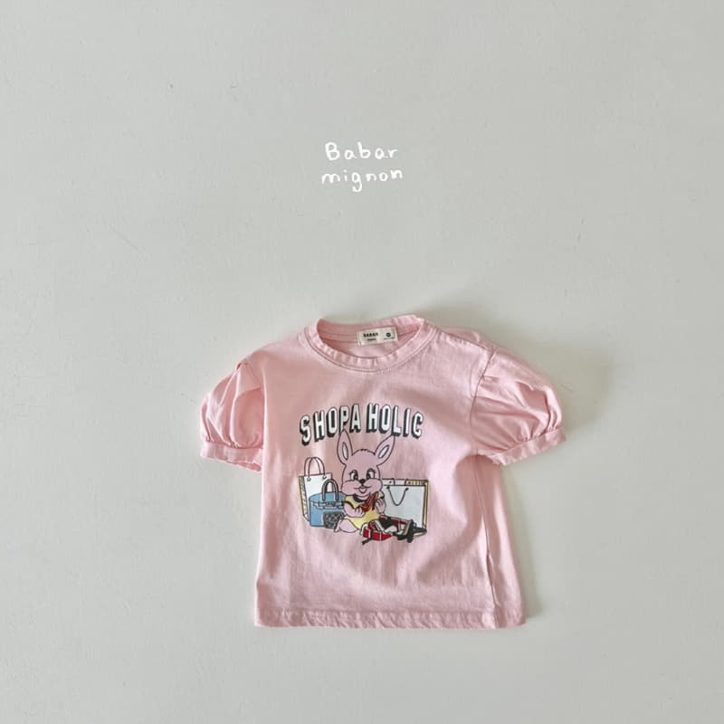 Babar Mignon - Korean Children Fashion - #toddlerclothing - Shopper Puff Tee - 4