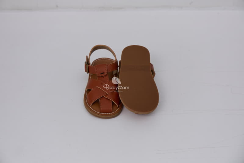 Babyzzam - Korean Children Fashion - #Kfashion4kids - A117 Letter Sandals - 7