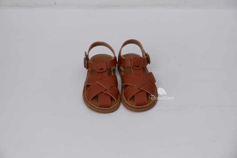 Babyzzam - Korean Children Fashion - #littlefashionista - A117 Letter Sandals - 8