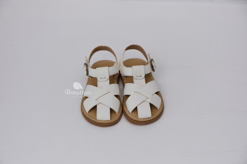 Babyzzam - Korean Children Fashion - #todddlerfashion - A117 Letter Sandals - 12