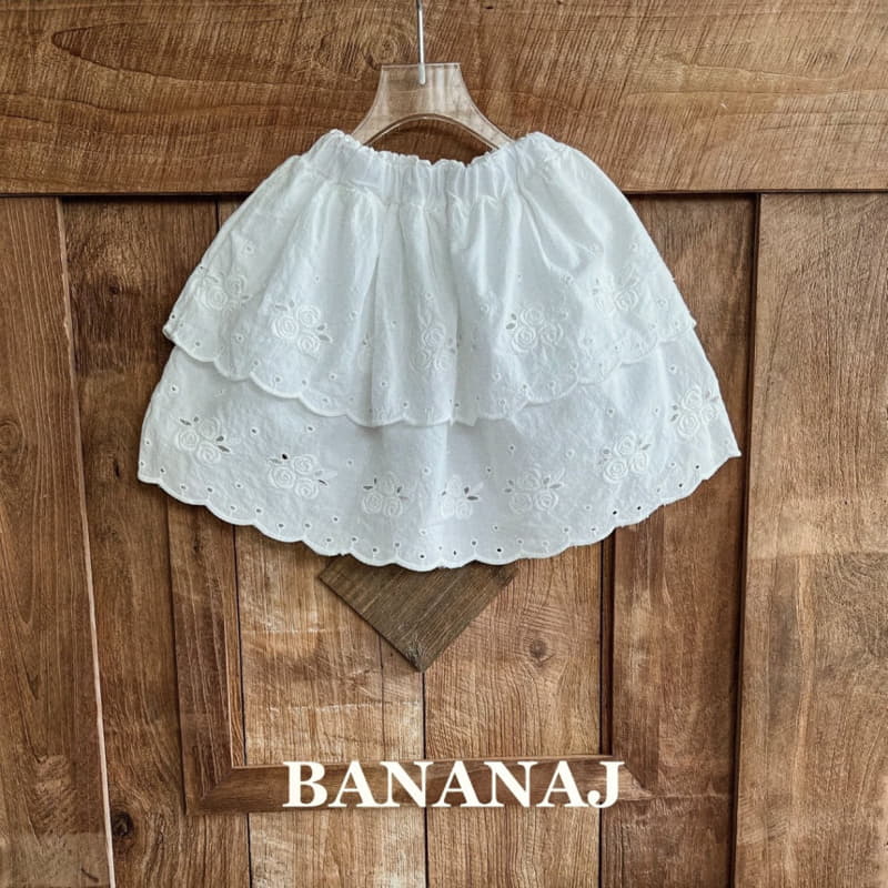 Banana J - Korean Children Fashion - #designkidswear - Rose Lace Skirt - 2