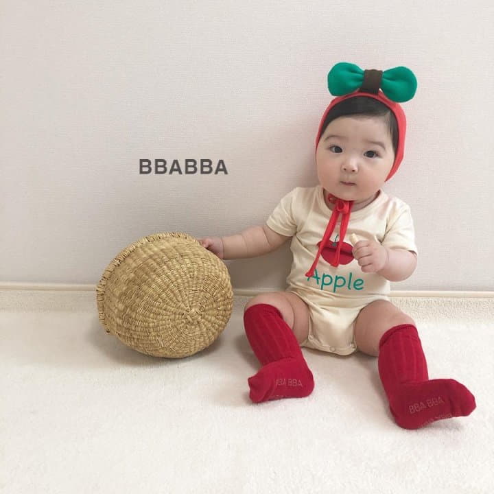 Bbabba - Korean Baby Fashion - #babyoutfit - Mini Mango Bodysuit with Bonnet