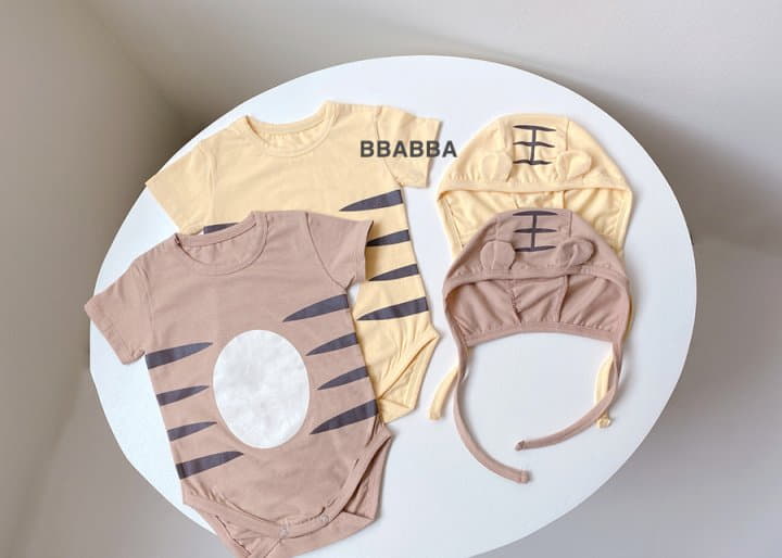 Bbabba - Korean Baby Fashion - #babywear - Tiger Bodysuit Set - 4
