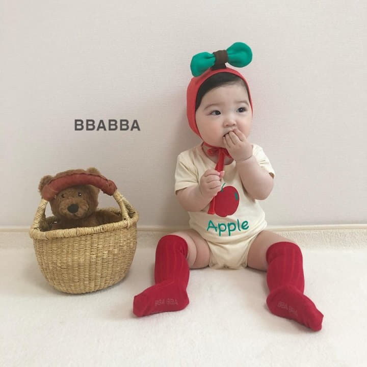 Bbabba - Korean Baby Fashion - #onlinebabyboutique - Mini Mango Bodysuit with Bonnet - 3