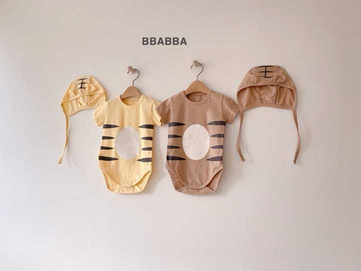Bbabba - Korean Baby Fashion - #smilingbaby - Tiger Bodysuit Set - 6