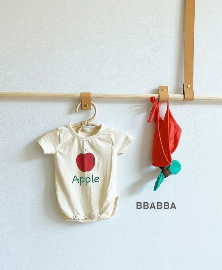 Bbabba - Korean Baby Fashion - #smilingbaby - Mini Mango Bodysuit with Bonnet - 5