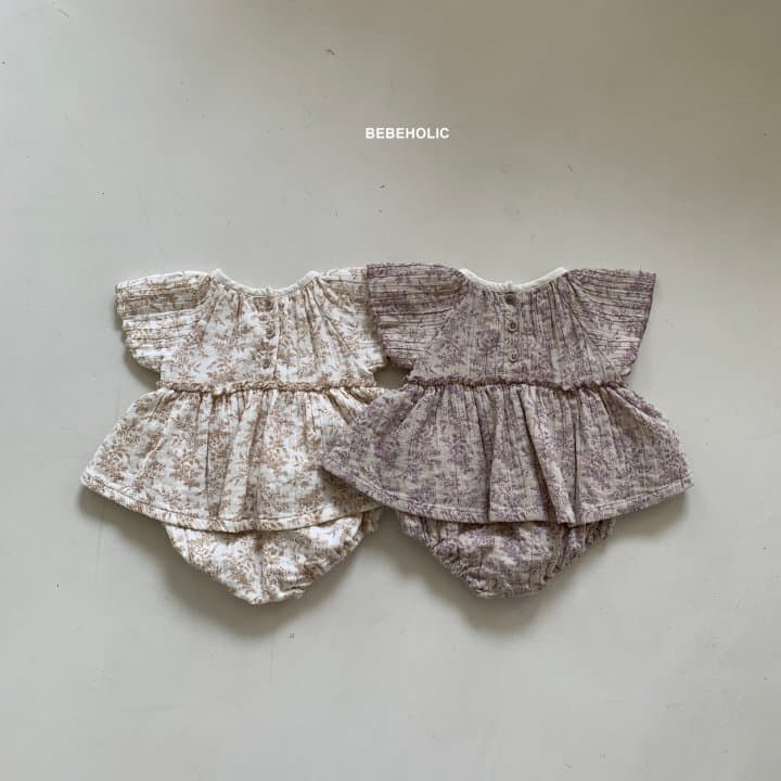 Bebe Holic - Korean Baby Fashion - #babyboutique - Small Flower Bodysuit - 8