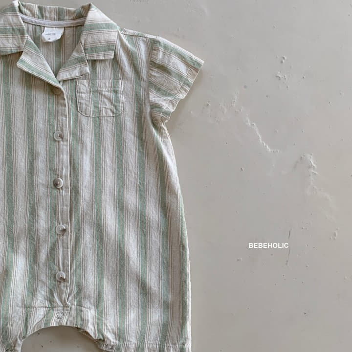 Bebe Holic - Korean Baby Fashion - #babyboutique - Miu Stripes Bodysuit - 12