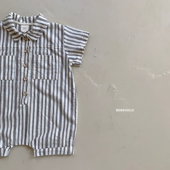 Bebe Holic - Korean Baby Fashion - #babyboutique - Stripes Bodysuit - 12