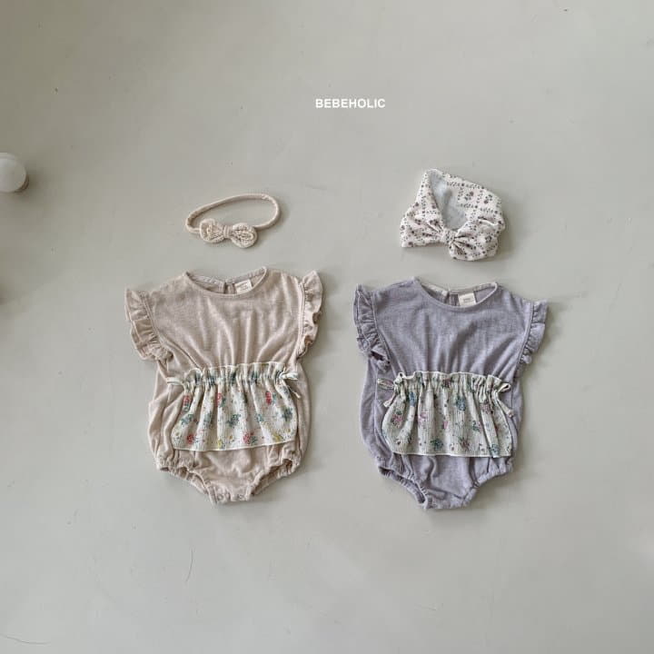 Bebe Holic - Korean Baby Fashion - #babyfashion - Apron Bodysuit - 2